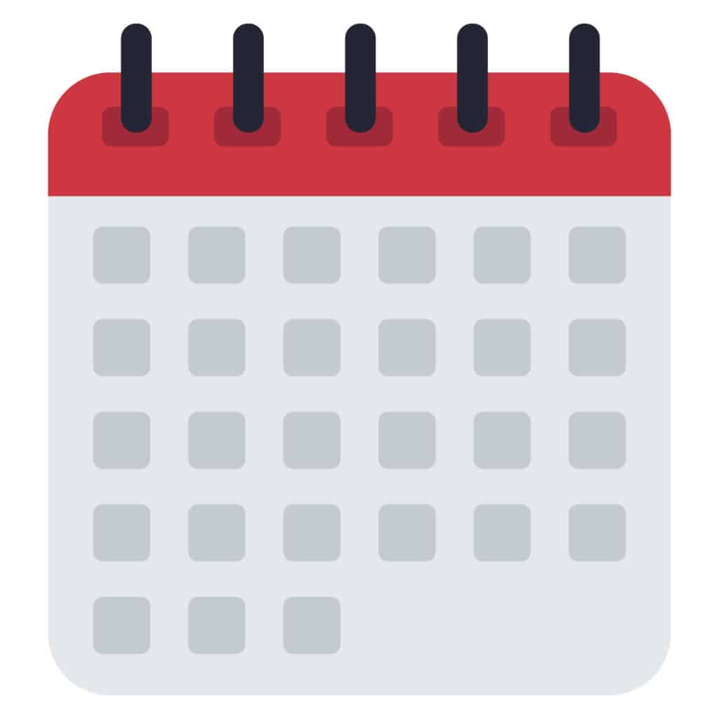 calendrier représentant le jeudi 21 mai