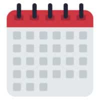calendrier représentant le jeudi 21 mai